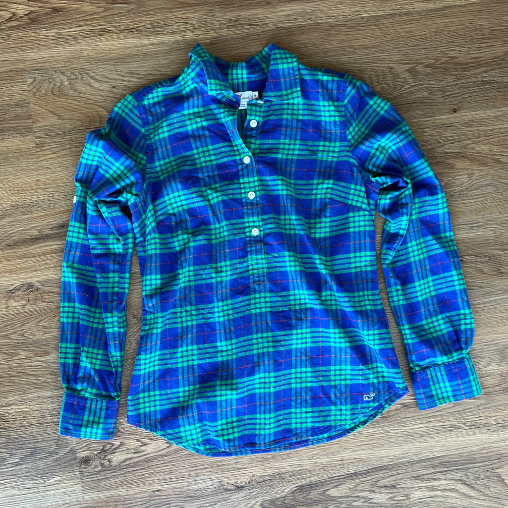 Flannel Button Down Top